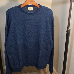 Native America blue sweater